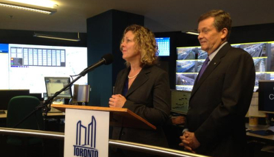 Speaking to the media during the announcement of the six-point traffic plan.