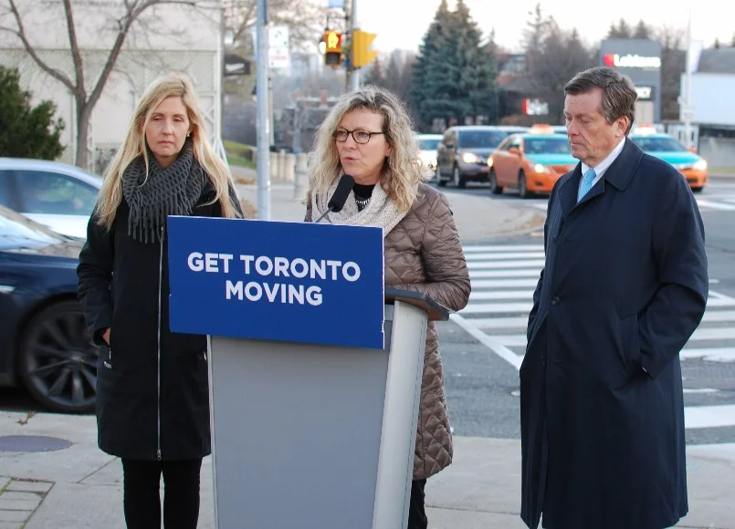 As Chair of Transportation, I was happy to launch Toronto's first smart traffic signals in Ward 25 on Yonge Street.