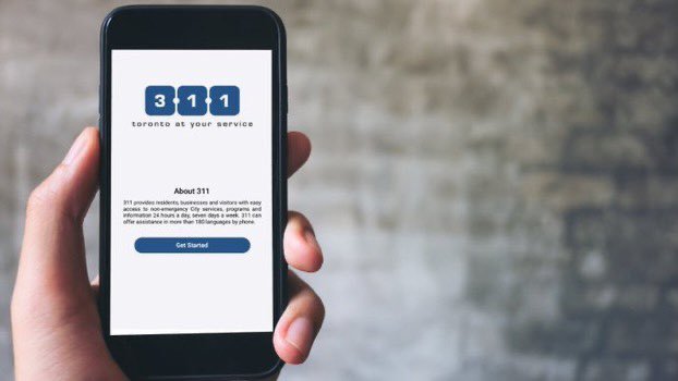 311 Toronto Mobile App 