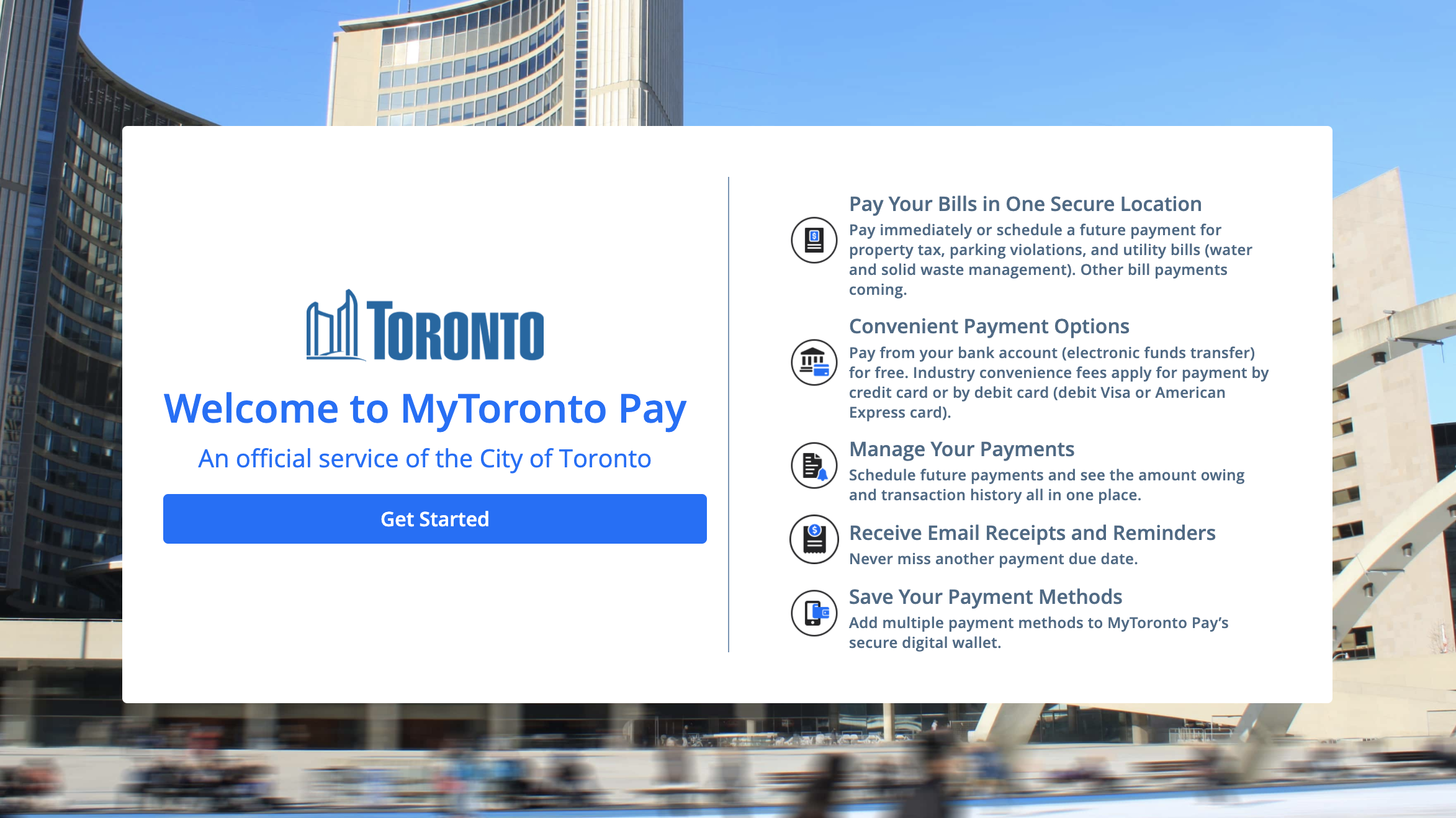 MyToronto Pay 