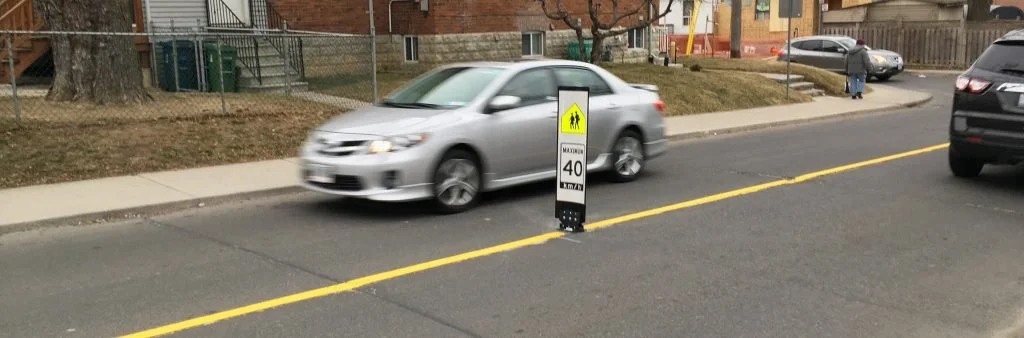 In-Road Flexible Speed Signs 