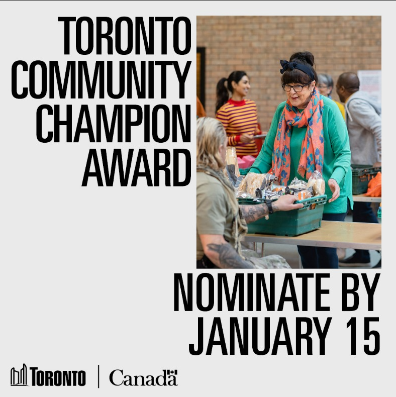 Toronto Community Champion Award 