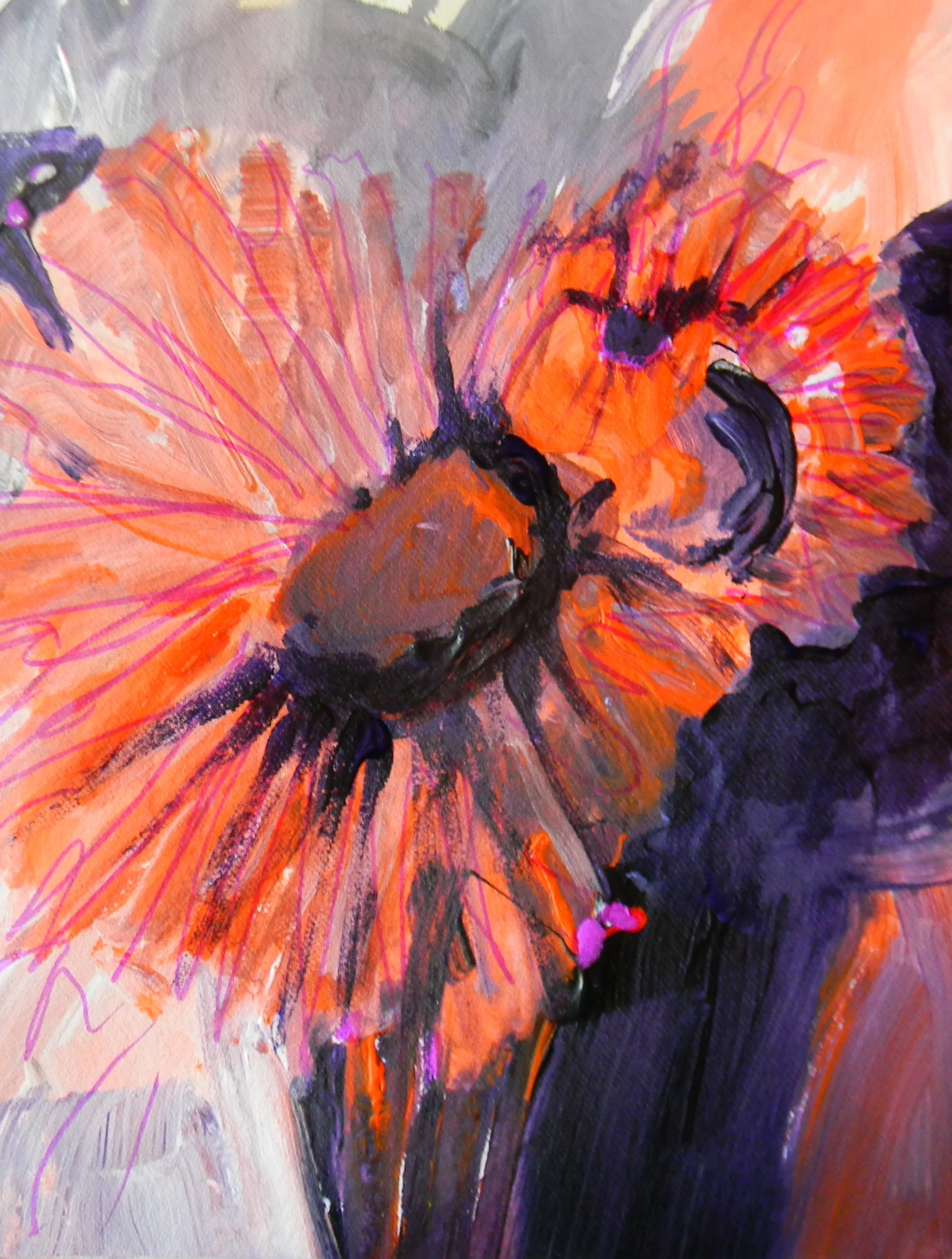Orange Sunflowers