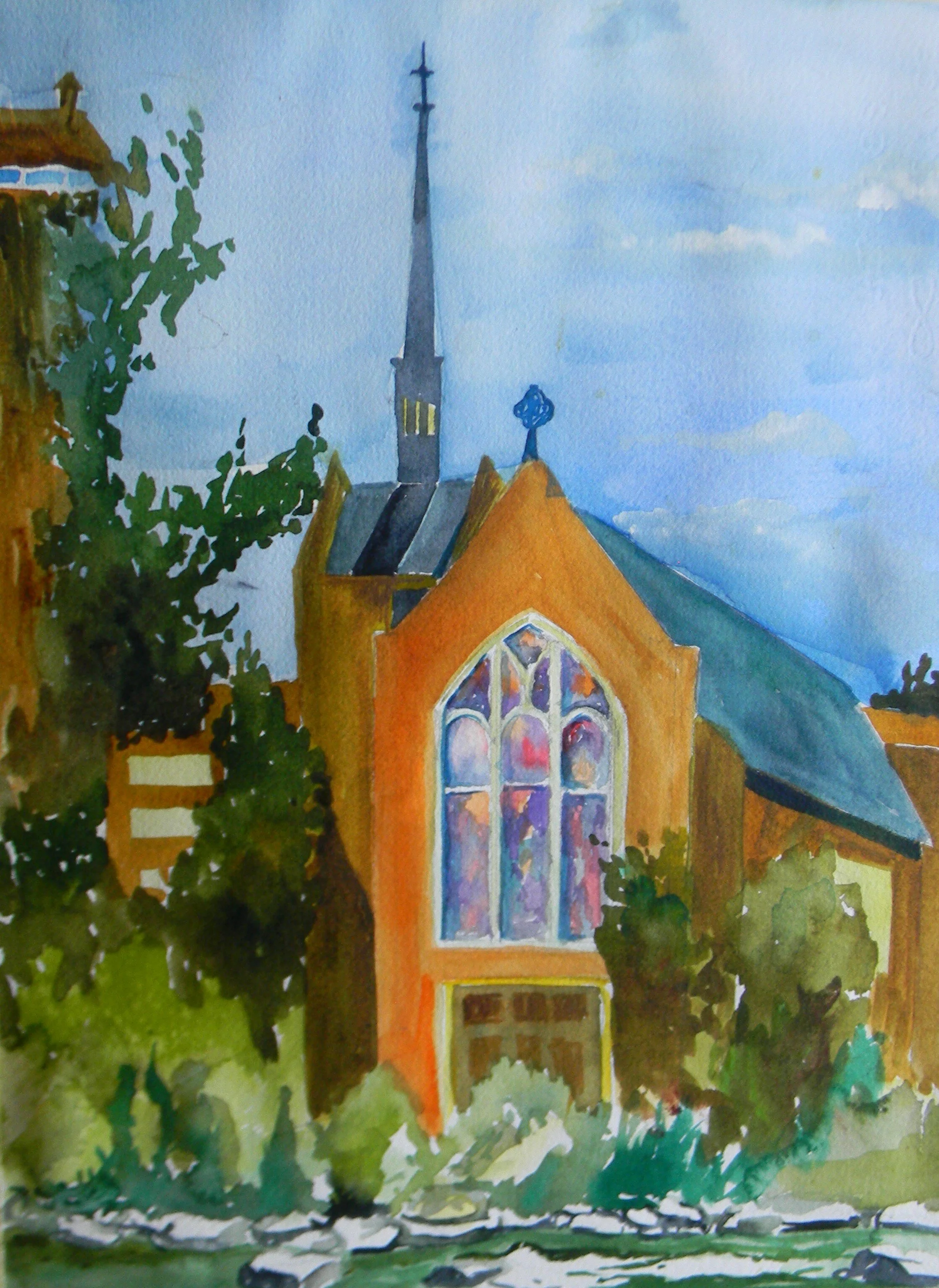 Episcopal Church, Front View