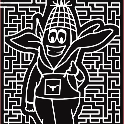 A Corn-Maze of a Corn Man. We can't wait to get lost with all of you this fall!