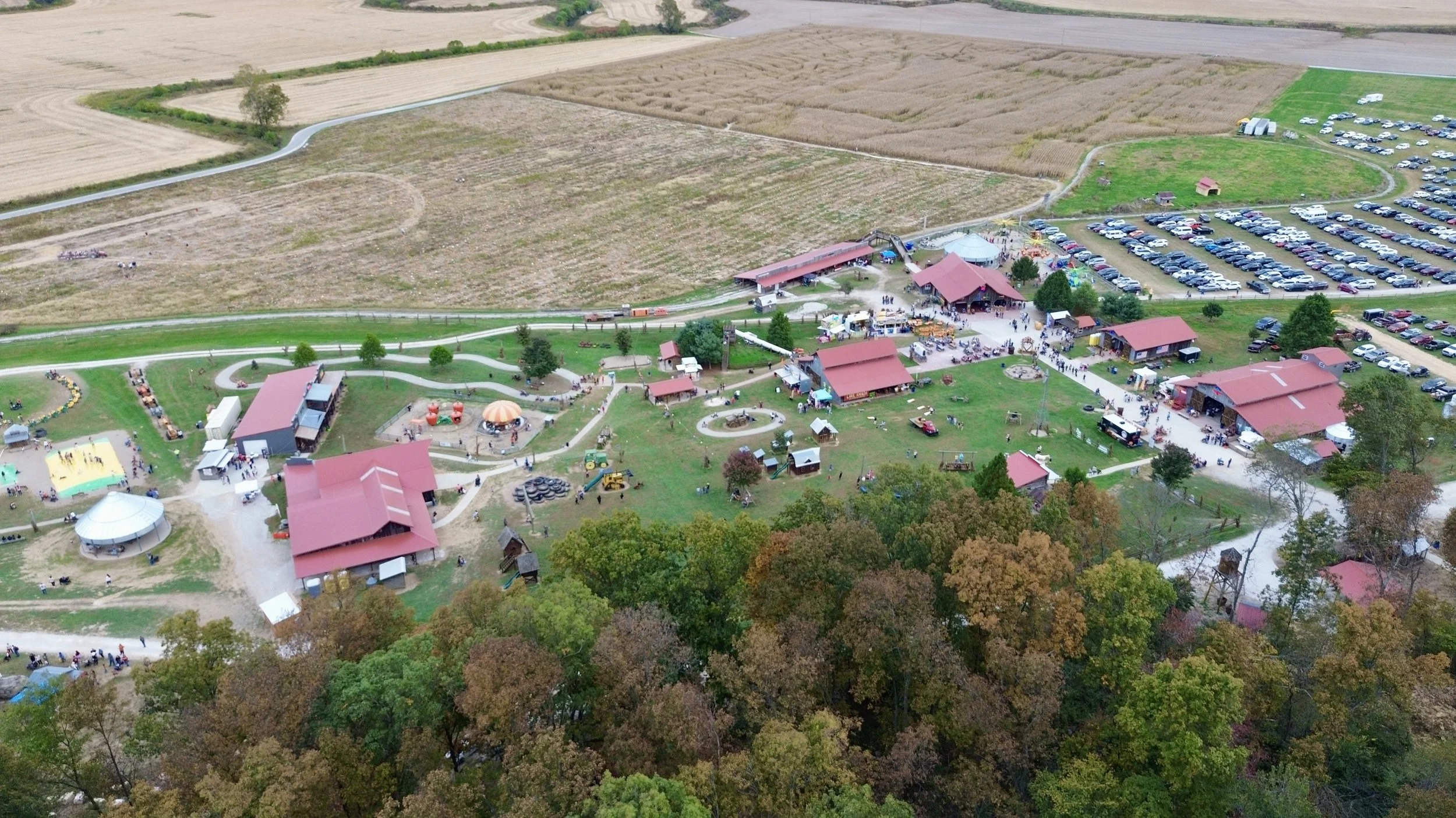 Aerial view of Lark Ranch Loogootee.
