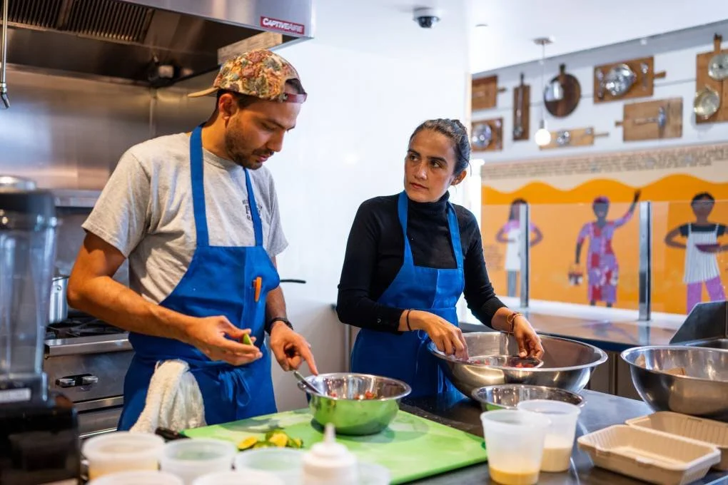Daniel Morales and Laura Gelvez by Beth LaBerge for KQED