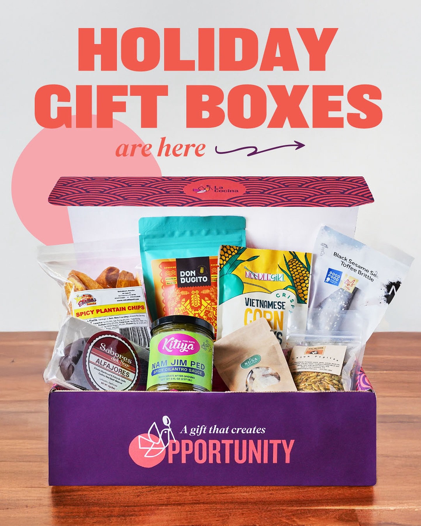 Have a peek inside what your gift box may include this year! 🎁 Our best-selling holiday gift boxes are the PERFECT gift for the cook or foodie in your life.

Learn about 4 (out of the 8) participating businesses in this year&rsquo;s gift box ⤵️ (par