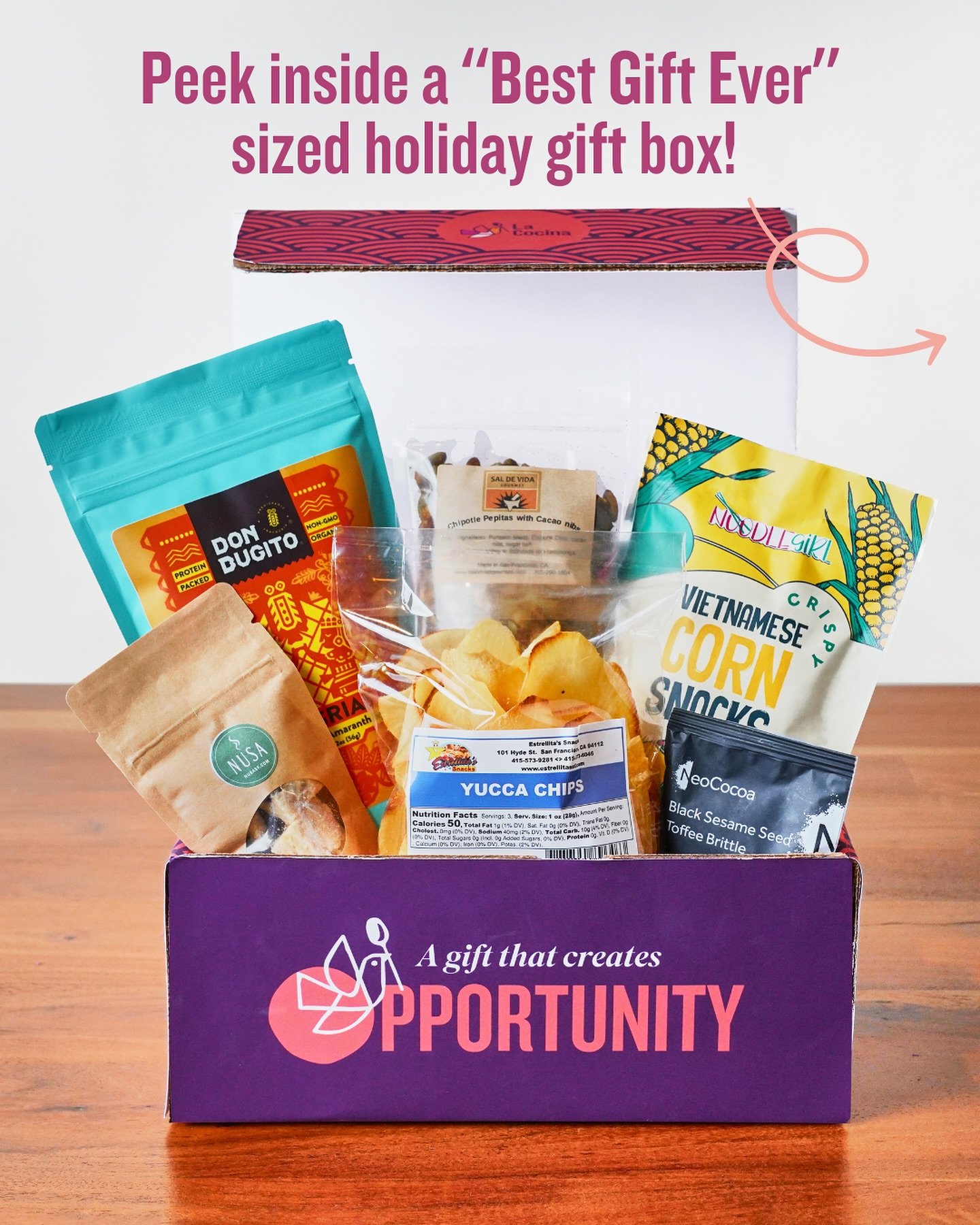 It&rsquo;s that wonderful time of year again 🎉 If you&rsquo;re on the hunt for the perfect gift for your favorite foodie or looking to impress your colleagues with year-end gifts, our holiday gift boxes are your answer! 

These boxes ship NATIONALLY