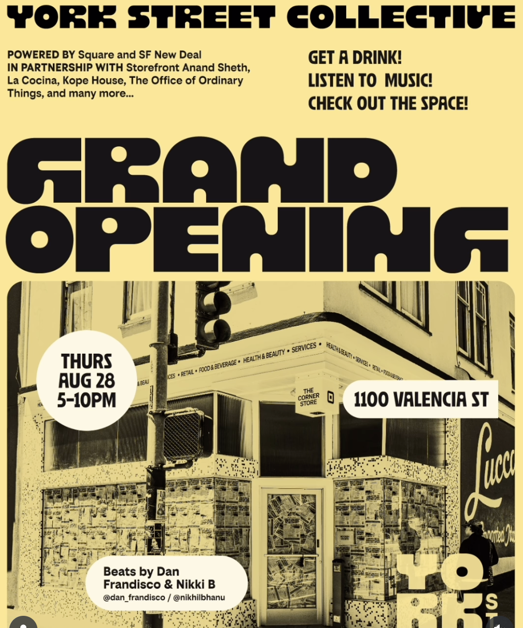 Pop-up! York Street Collective + La Cocina