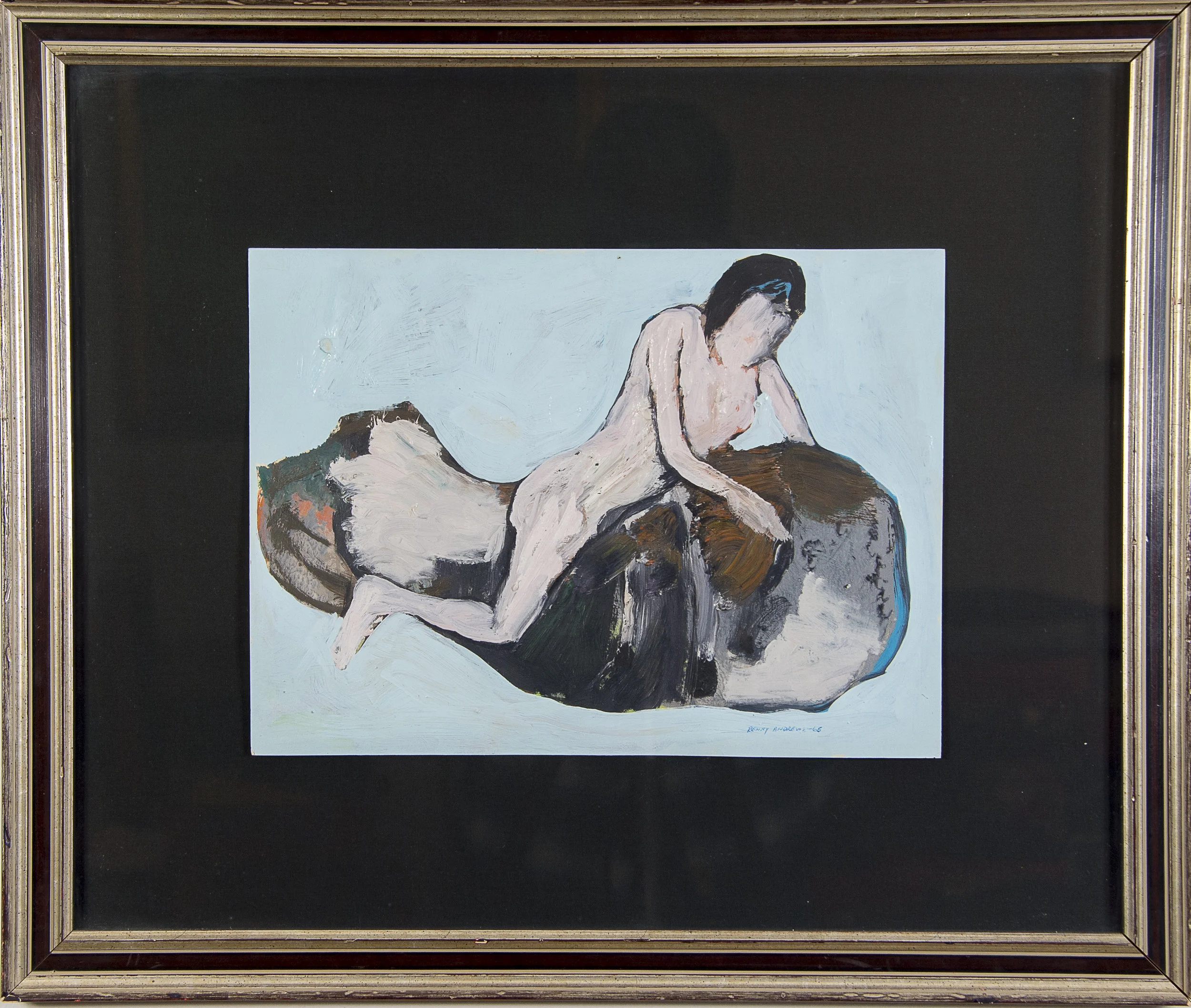 Benny Andrews, Lady on a Fish, Price Upon Request