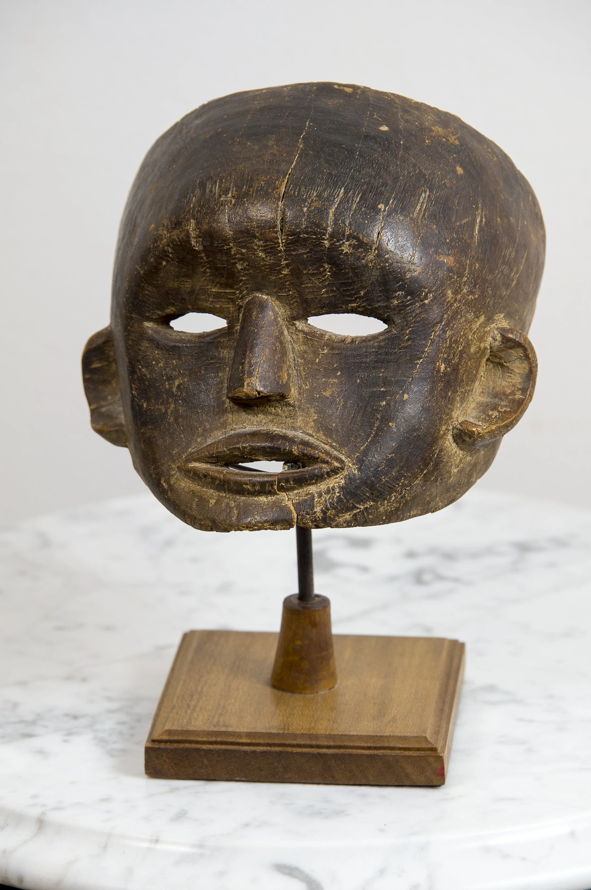 Lunda, Mask, 1930,  Wood , 6 x 7 x 5