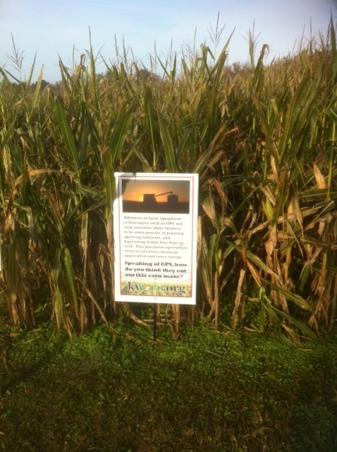 One of KyCorn’s corn fact signs.