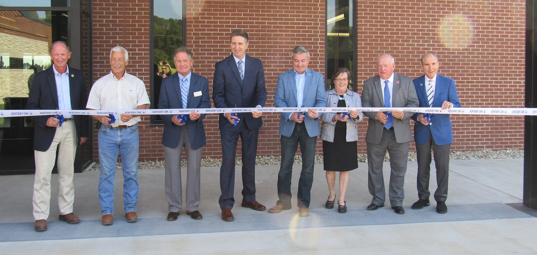 GFCE Ribbon Cutting in Front of Lobby w.jpg
