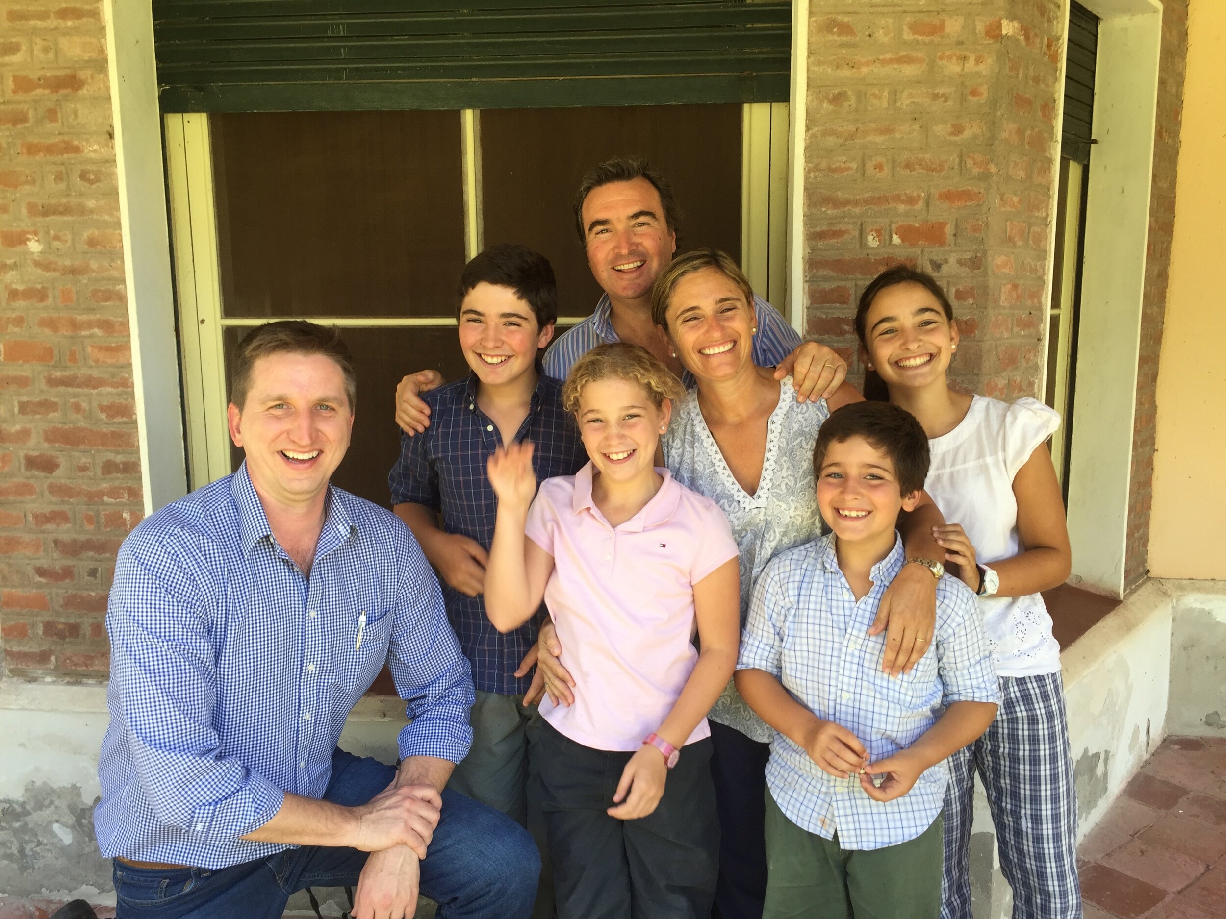 Chad Lee with the Uranga family in Argentina. Chad will introduce Maximo and Josefina, along with Joaquin Lagos, in the Early-Riser Session at the Kentucky Commodity Conference. They will discuss the ups and downs of growing grains in Argentina.
