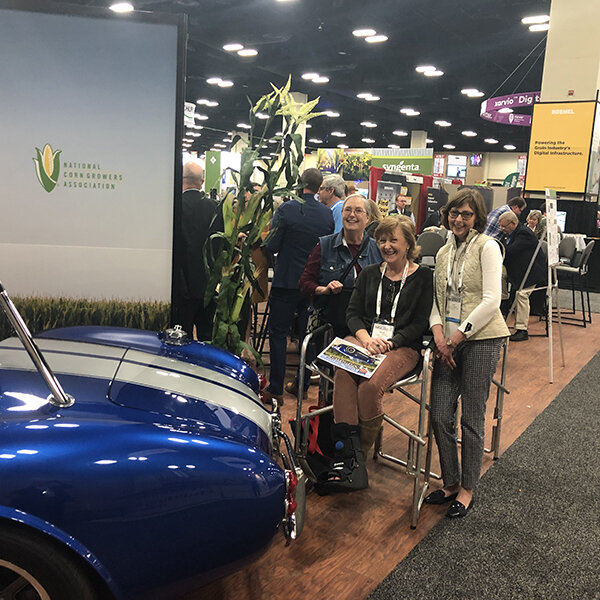 We received some much needed help with the Cobra while KyCorn leaders were in meetings. Thank you Alane Preston, Renee Kuegel, and Laura Schwenke for your help.