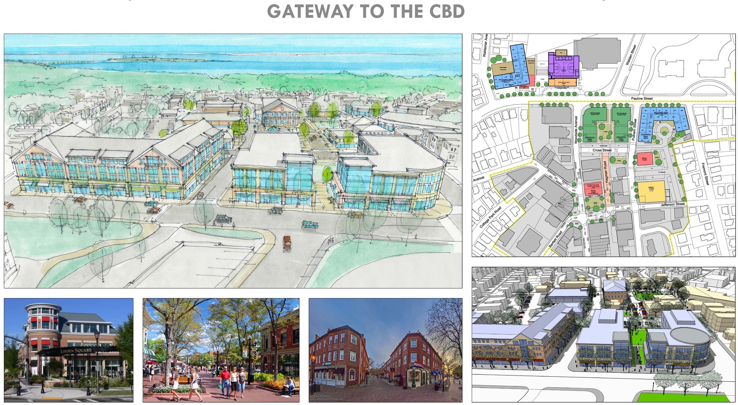 Winthrop Center Business District Master-plan