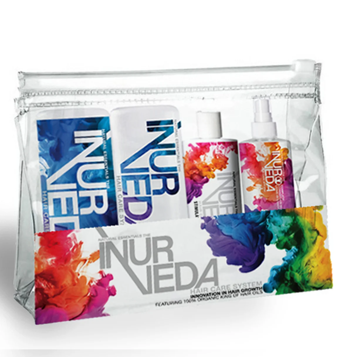 Natural Essentials The INURVEDA Hair Growth &amp; Care System PITTA COLLECTION SYSTEM STARTER KIT