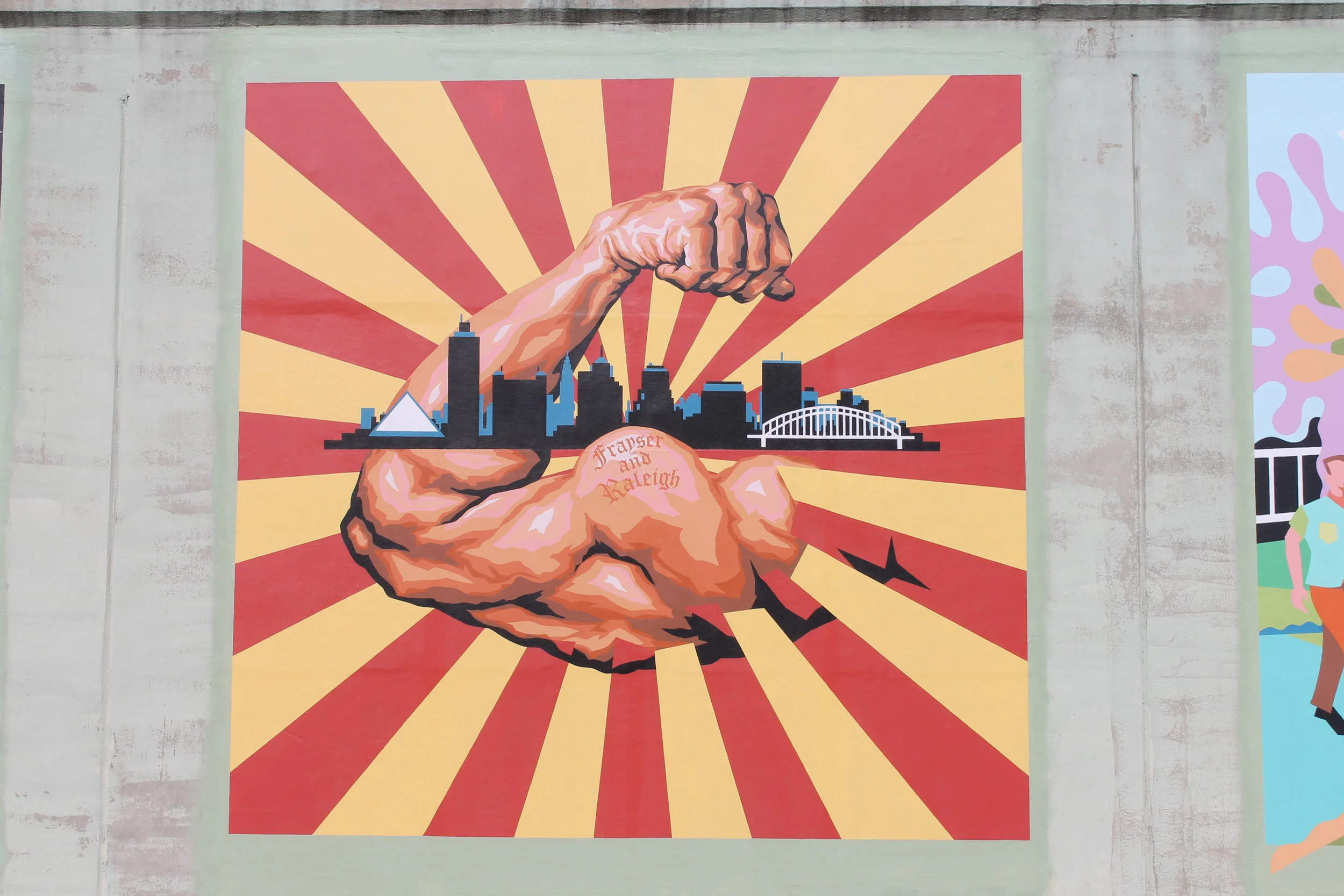 District 1 Gateway Mural | James Road