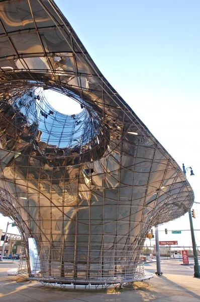 Roof Like A Fluid Flung Over the Plaza | Downtown