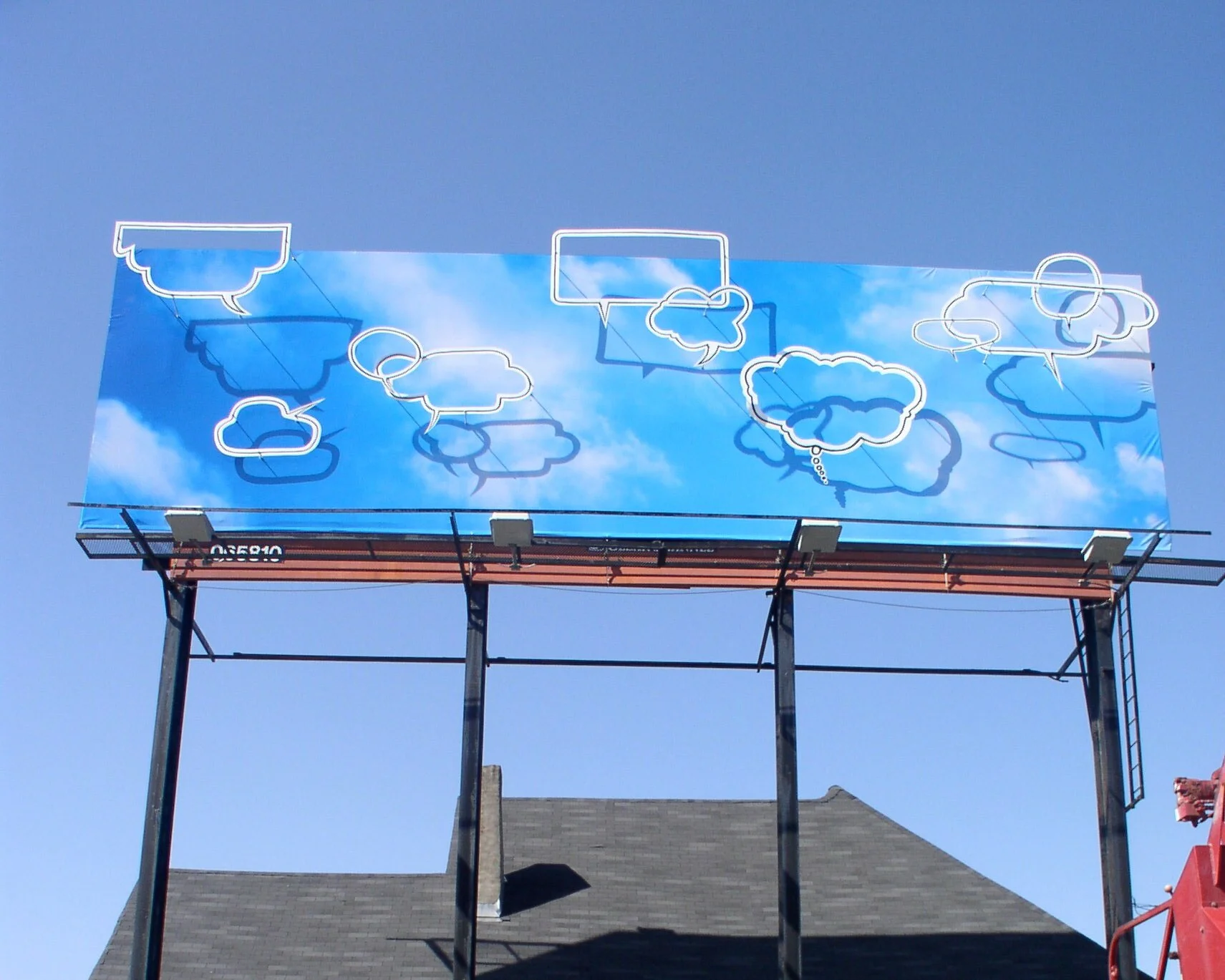 Cloudy Thoughts | Temporary Billboard
