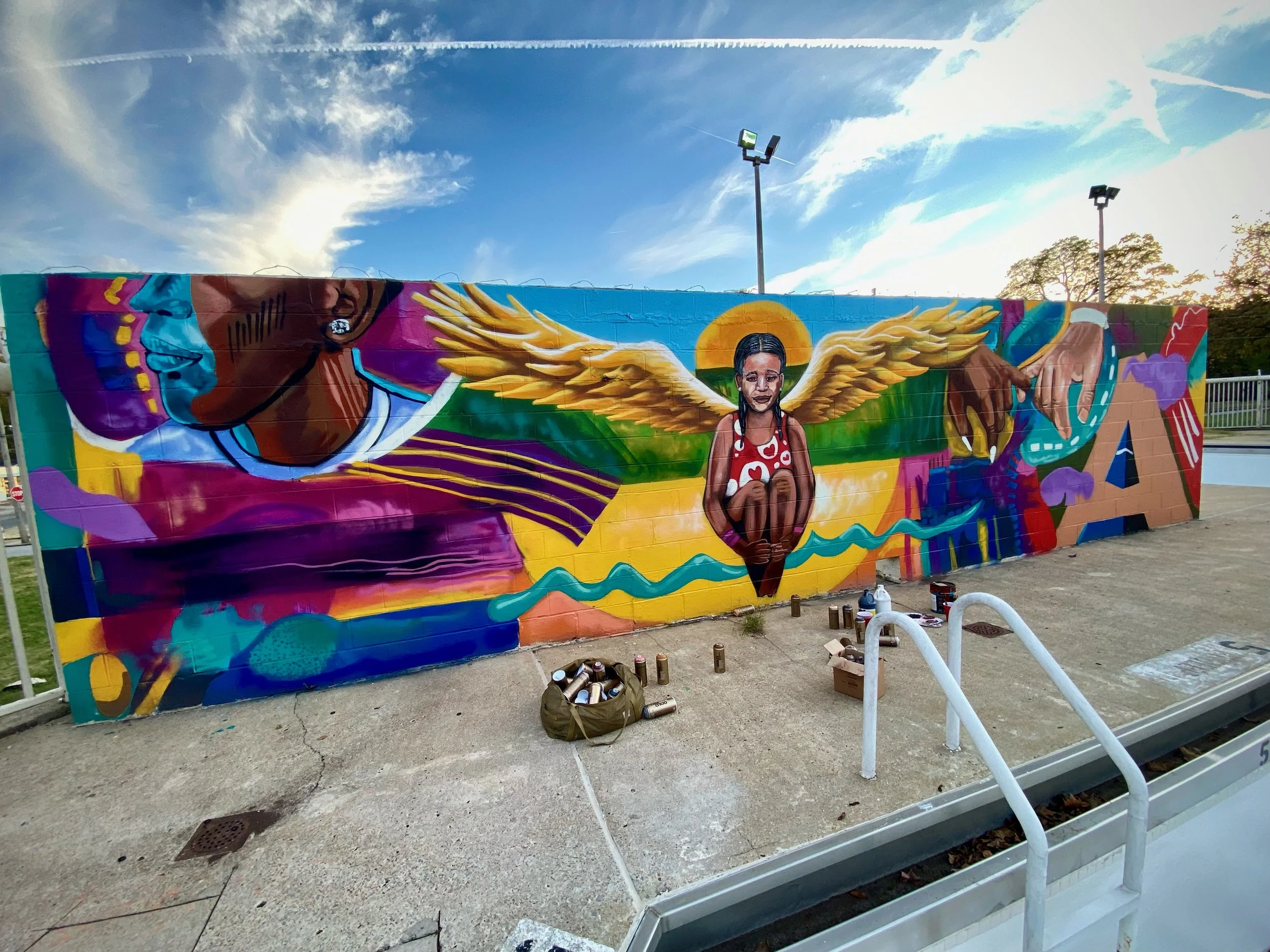 Gooch Park Pool Mural | NAI 2019