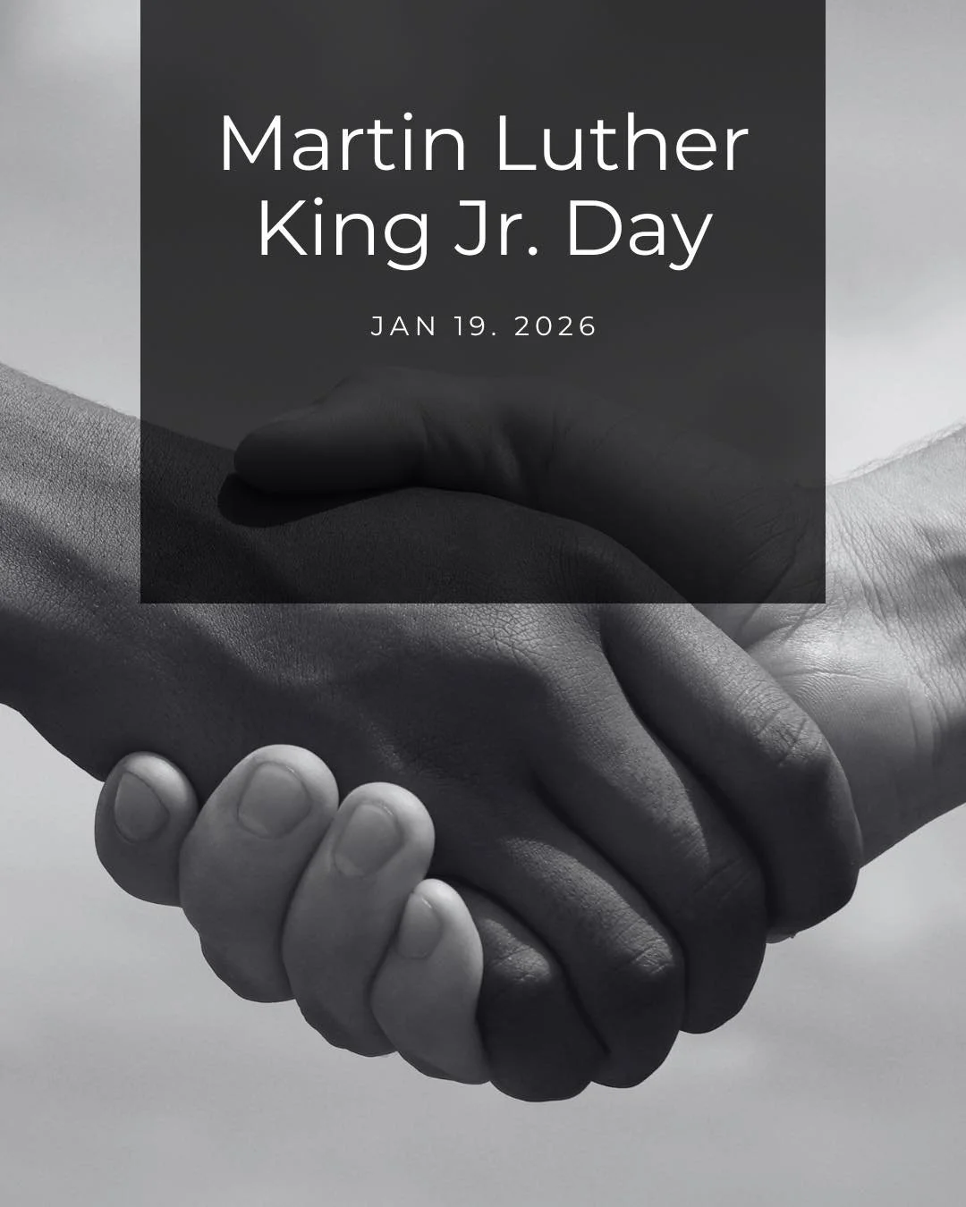 Honoring Dr. Martin Luther King Jr. Today, we are closed to reflect on his powerful message for equality and service. We'll respond to your message upon our return.  #MLKDay