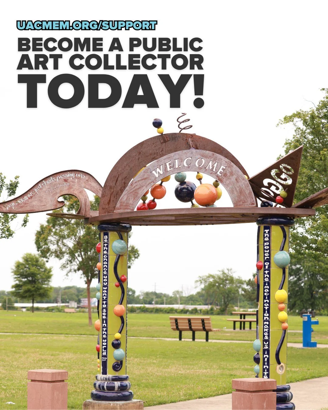 Become a UAC Public Art Collector and play a direct role in bringing art into Memphis neighborhoods, community centers, and libraries&mdash;places where people live, gather, and connect every day. With a gift of $25/month or $300/year, you&rsquo;re n