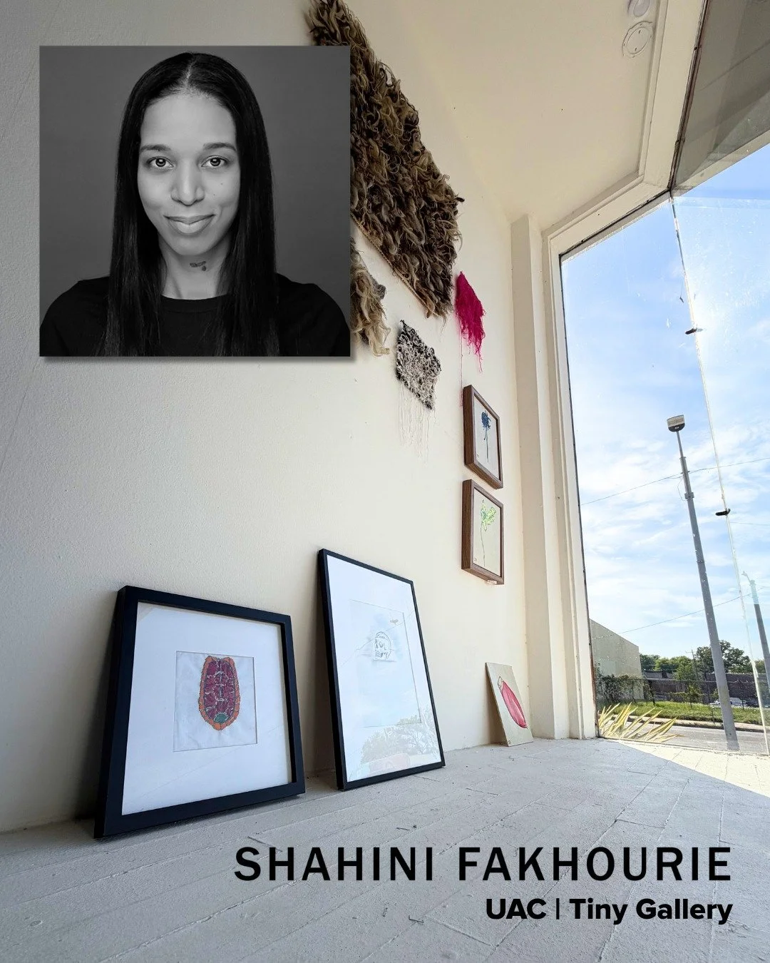 There is still time to view the Tiny Gallery hosted and installed by Shahini. Shahini Fakhourie&rsquo;s artistic practice has expanded to incorporate weaving and woodworking as natural extensions of her foundation in fashion design. Initially driven 