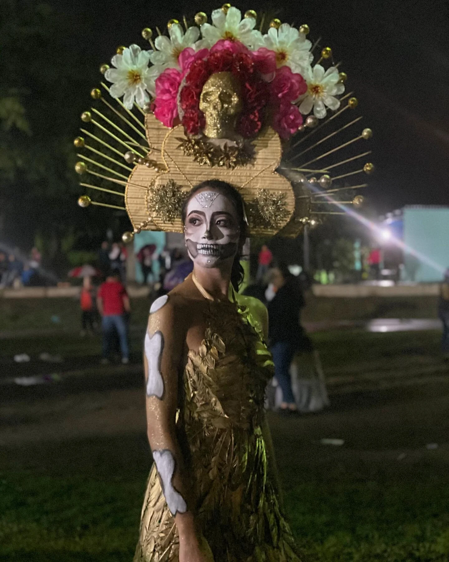 Queen of the Parranda at Día de los Muertos (Day of the Dead)