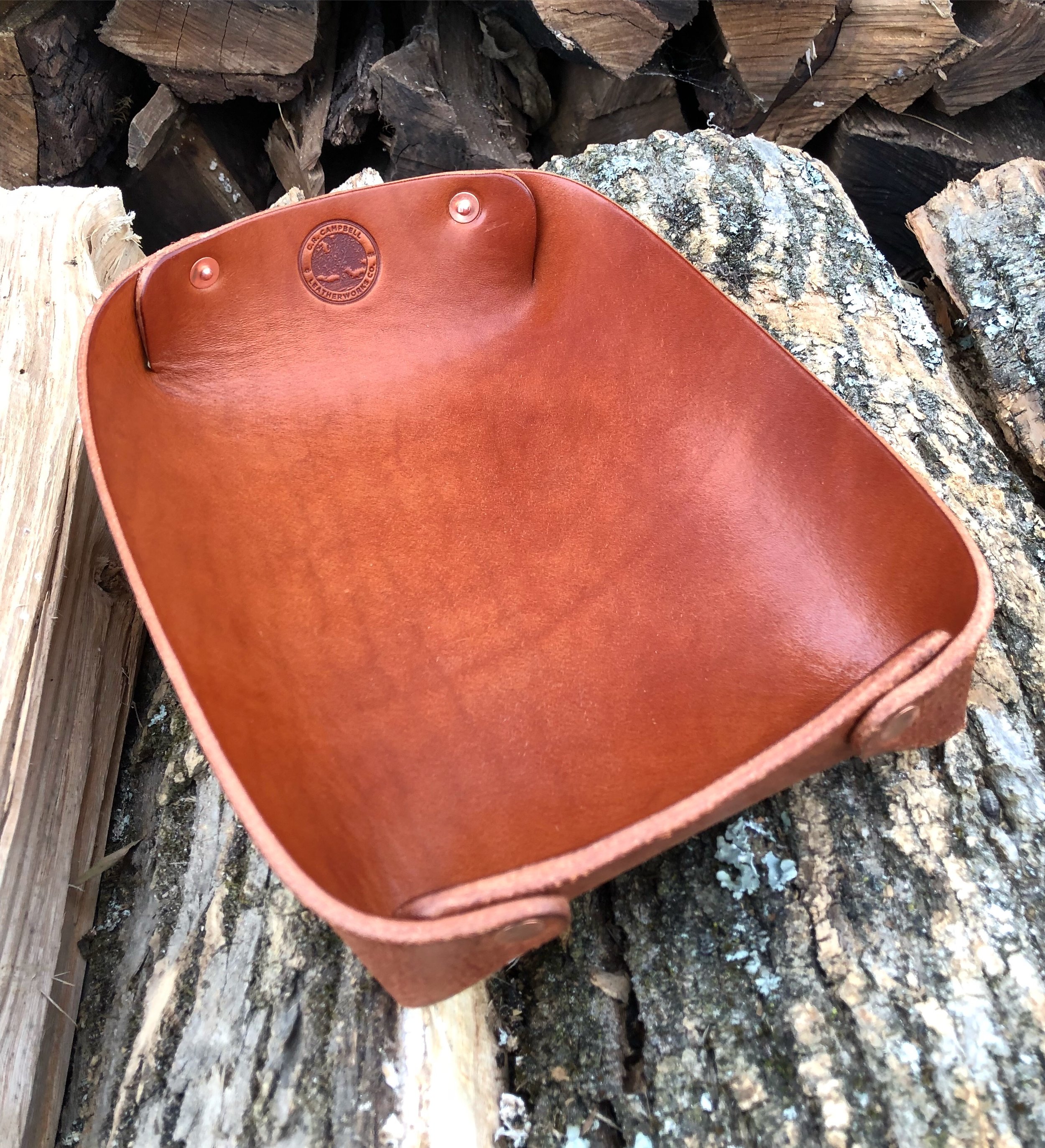 Valet Tray, Medium Brown