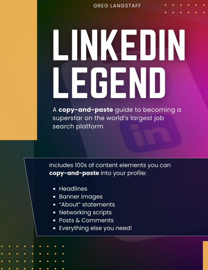 LinkedIn Legend ebook — Certified Resume Strategist