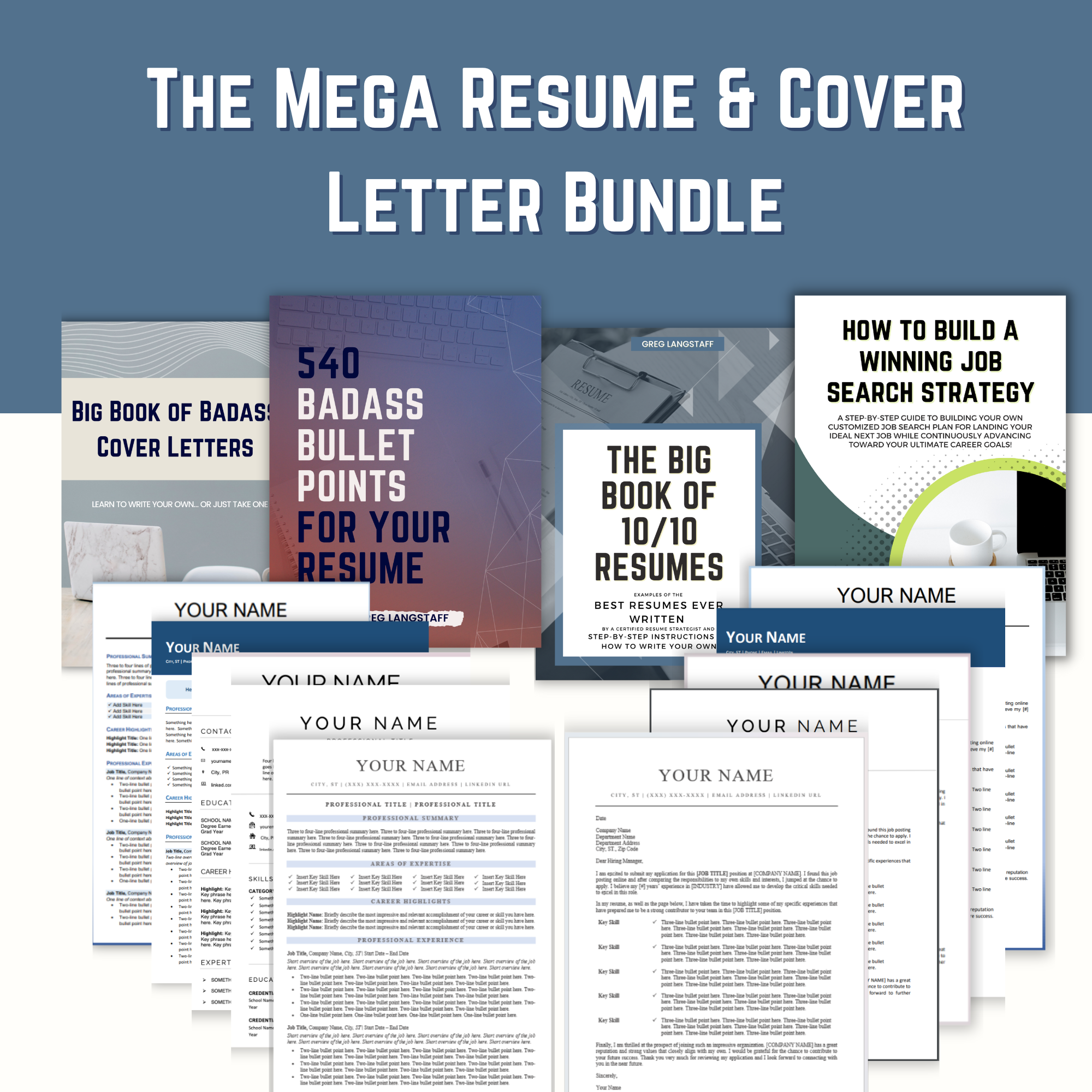 Bundles Certified Resume Strategist - The Resume Cover Letter Bundle (2) 