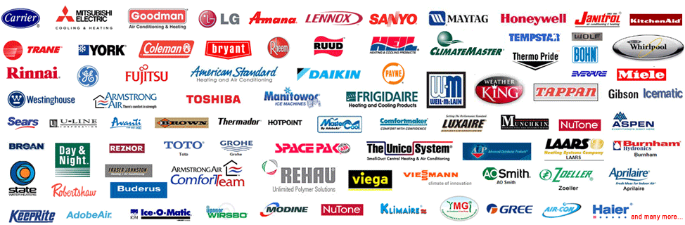 Commonly Used Brands — Affordable Air Solutions, Inc