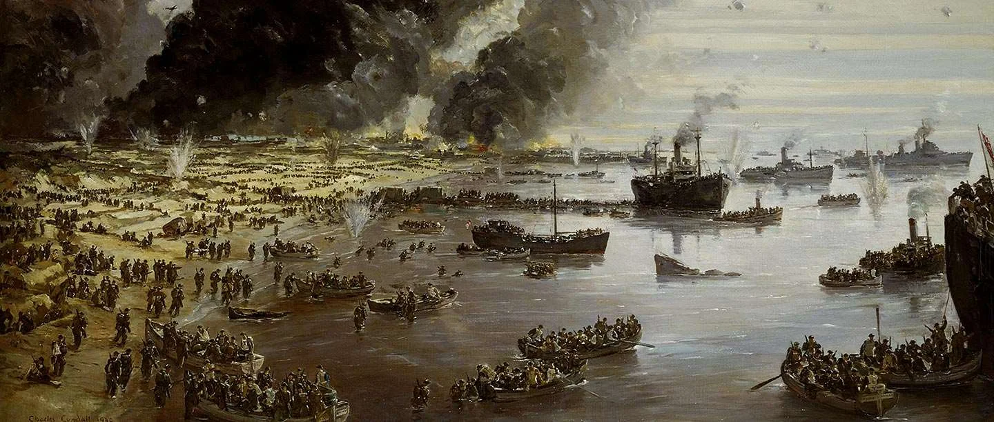 The Withdrawal from Dunkirk, June 1940 , by Charles Ernest Cundall