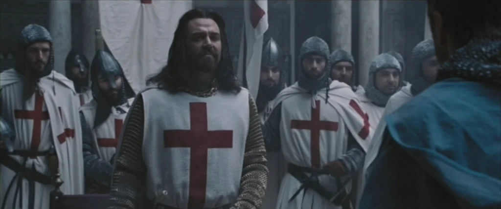 Marton Csokas as Guy of Lusignan, inaccurately depicted as a Knight Templar in Kingdom of Heaven
