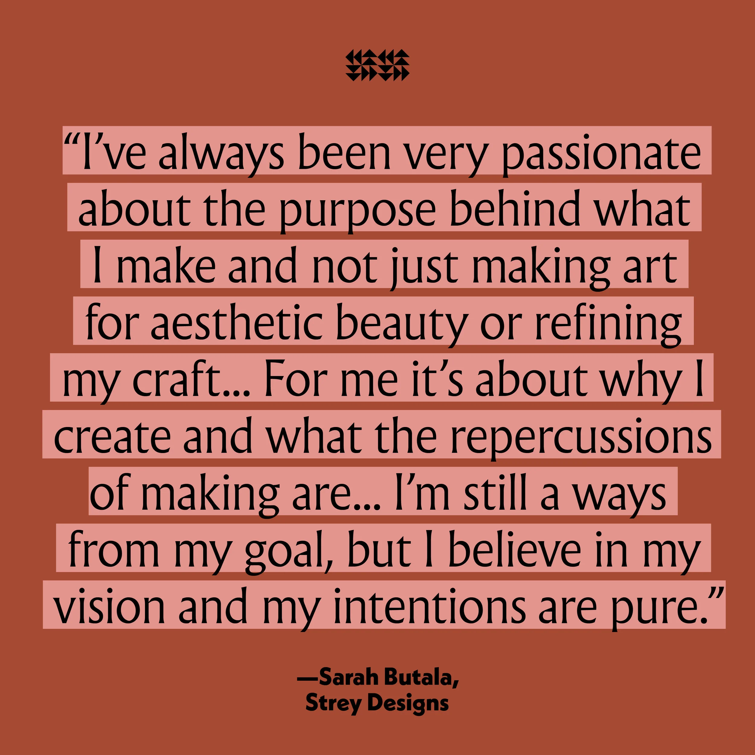 Strey Designs in the Vision Issue