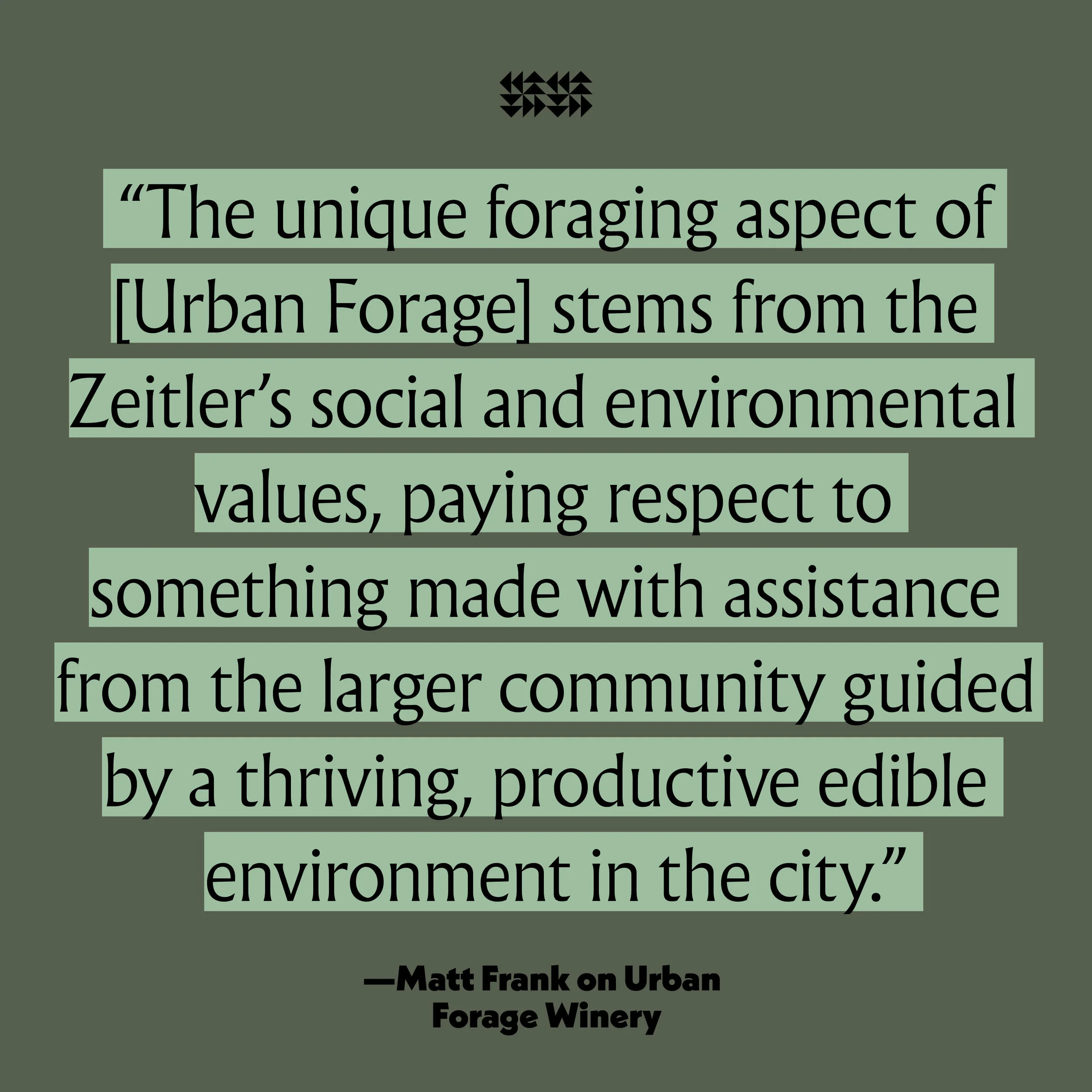 Urban Forage Winery in the Curiosity Issue