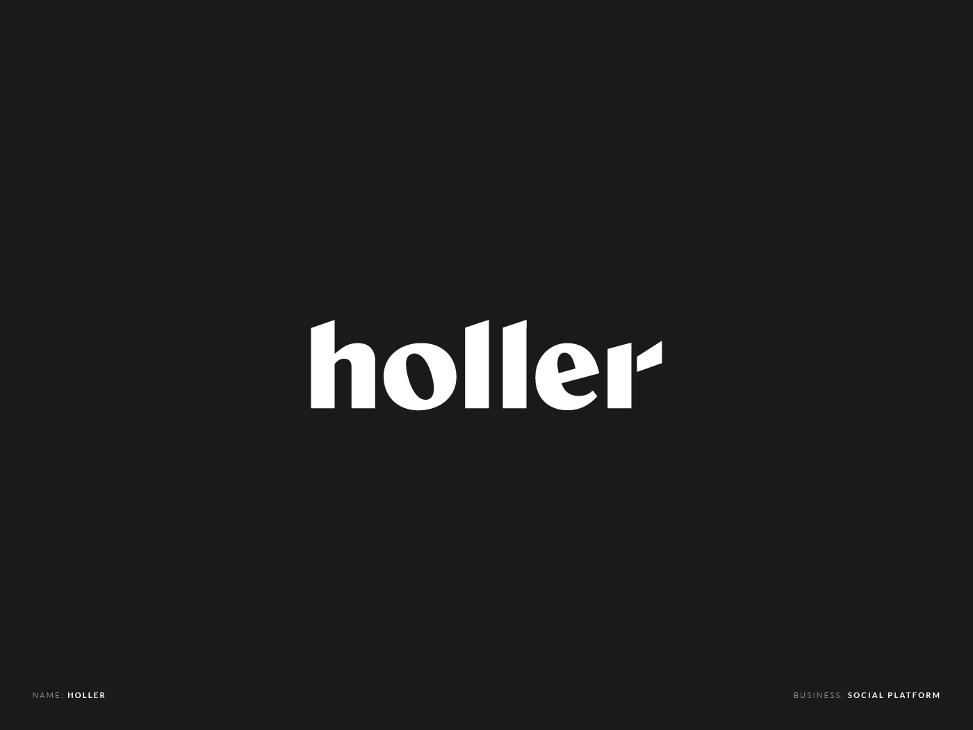 9. Holler_Social platform_logo design_wordmark.png