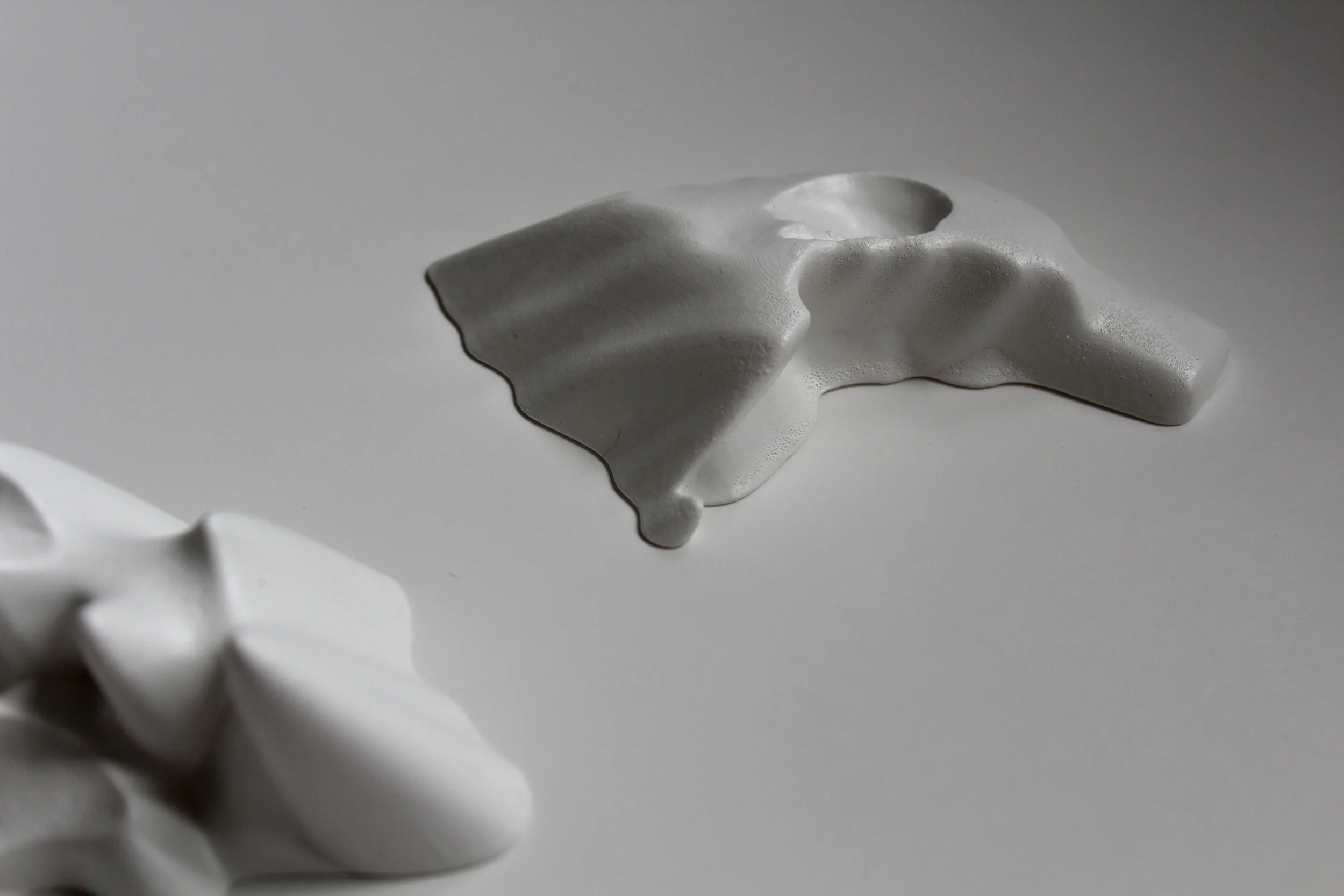 3D-printed dance props extruded from 3D scanned portions of dancers’ bodies