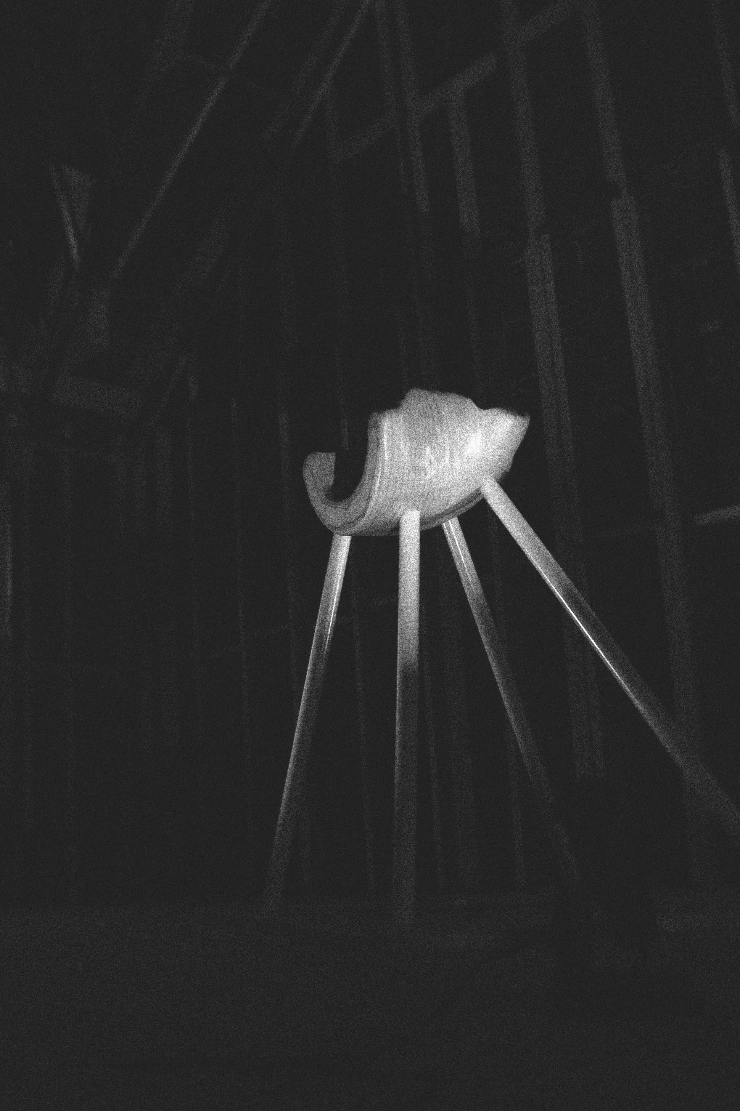 Dance performance using elevated dance prop designed from 3D scans of the dancers bodies