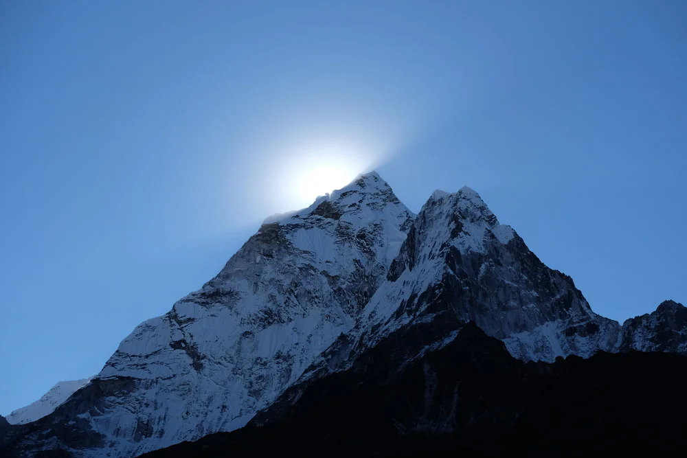 Sunrise over mountain