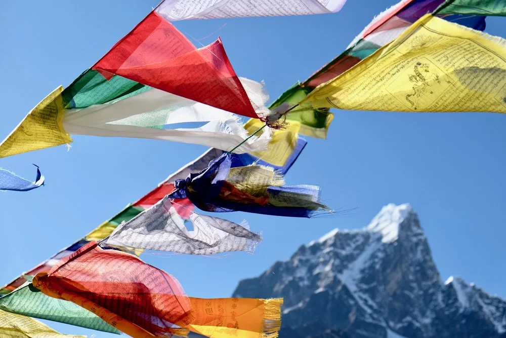 Tibetan prayer flags