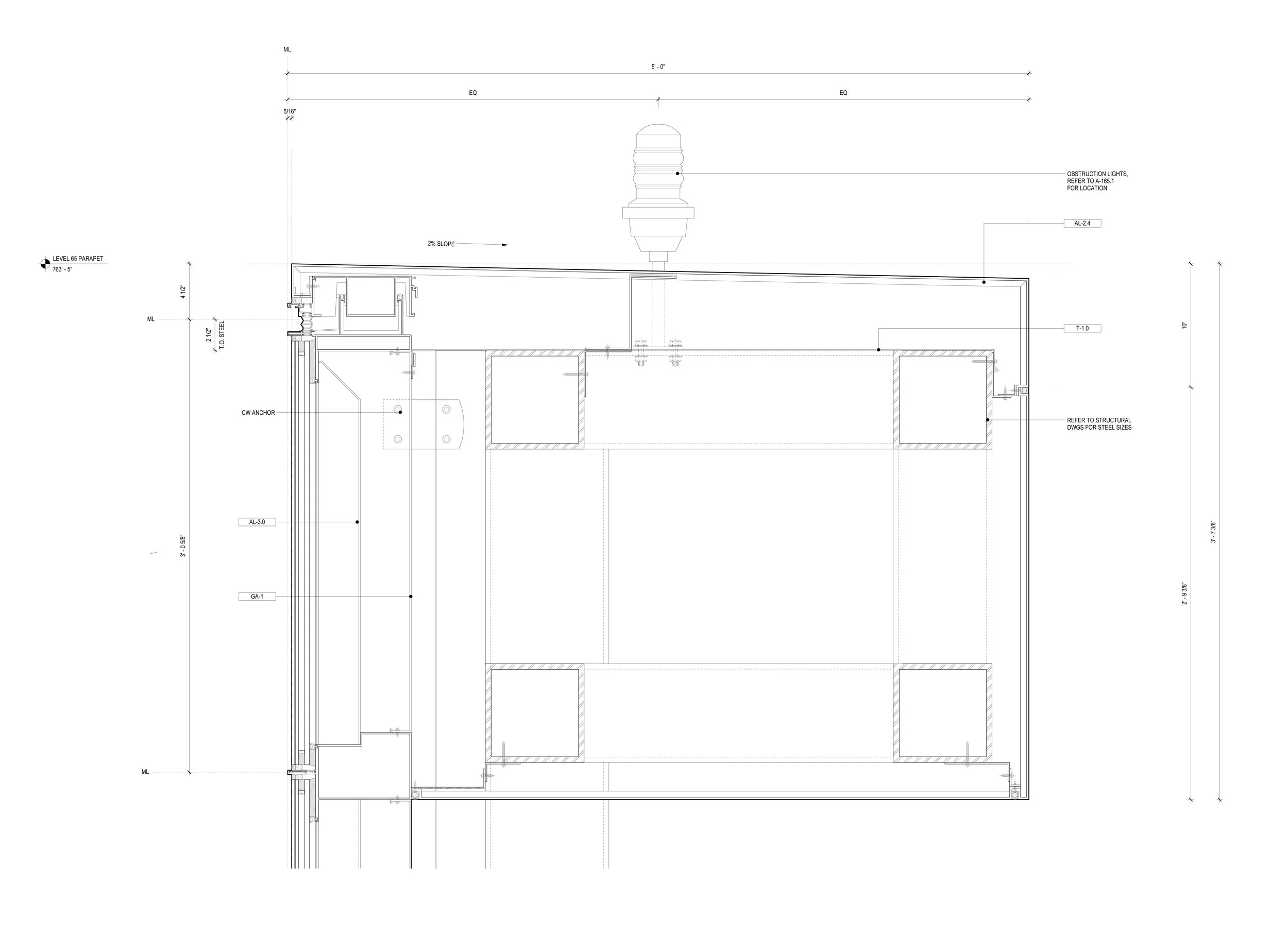 Tower Parapet Detail