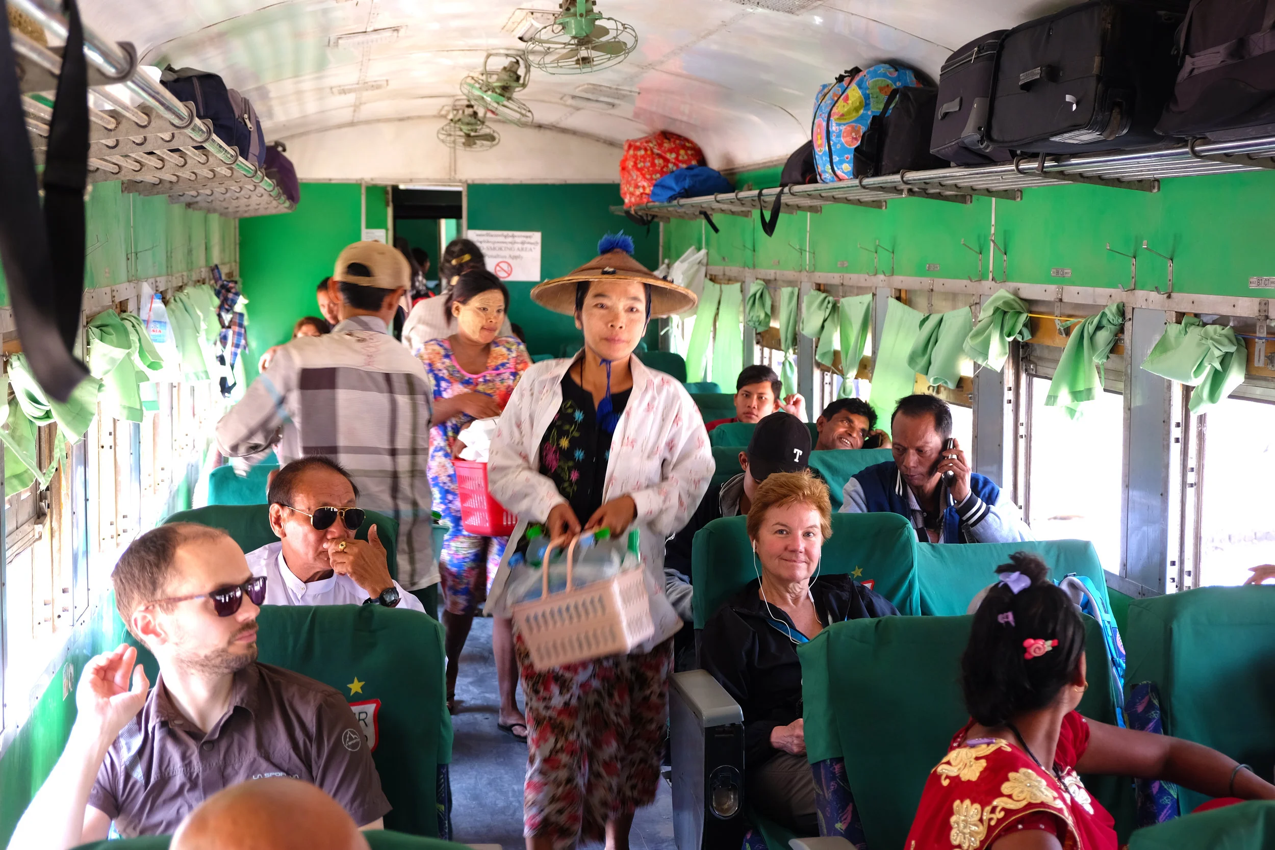 With so many food vendors on the trains, every carriage is a dining carriage!