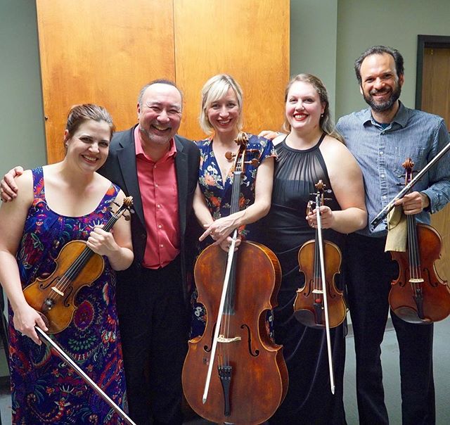 What a thrill!  Brahms quintet done and in the bag - next we reprise this in Ottawa on May 28!