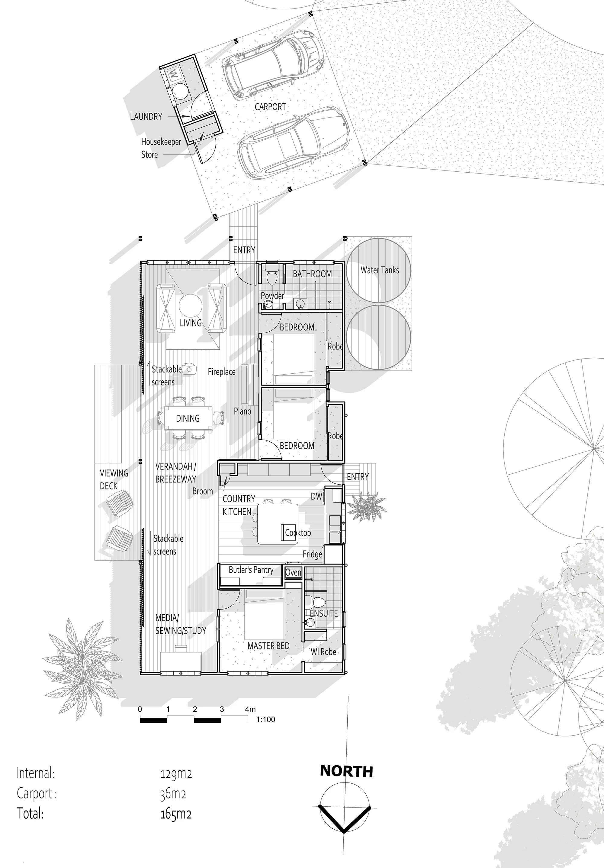 Modern Bespoke Pavilion Off Grid Homes