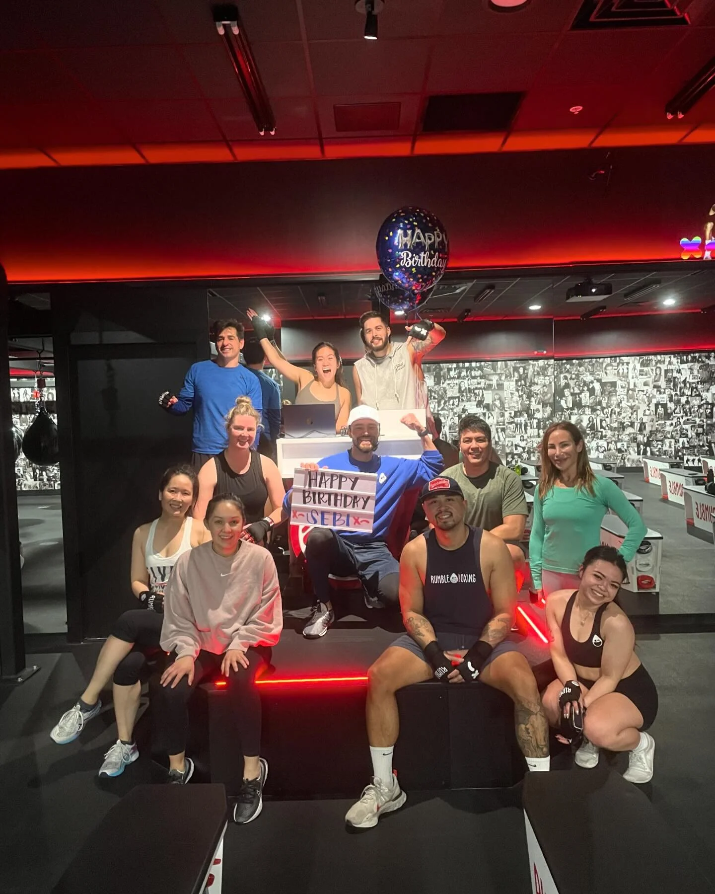 FEELING THE 🥊 GLOVE LOVE 💙

Thank you @rumbleboxingsanramon for celebrating with me with your sweat &amp; smiles. This community brings me so much joy and pride. 

Please let me know if I missed your tag so I can add you! 🫶