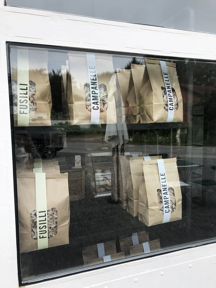 Pastafabriken på Österlen. Så bra!