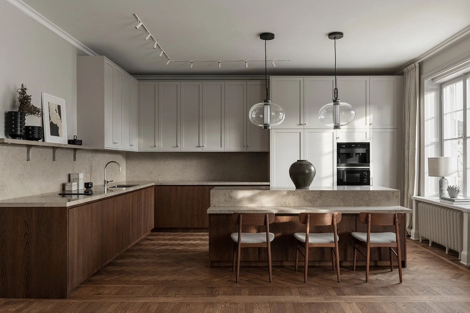 Skandinavisk feng shui i innerstadslägenheten